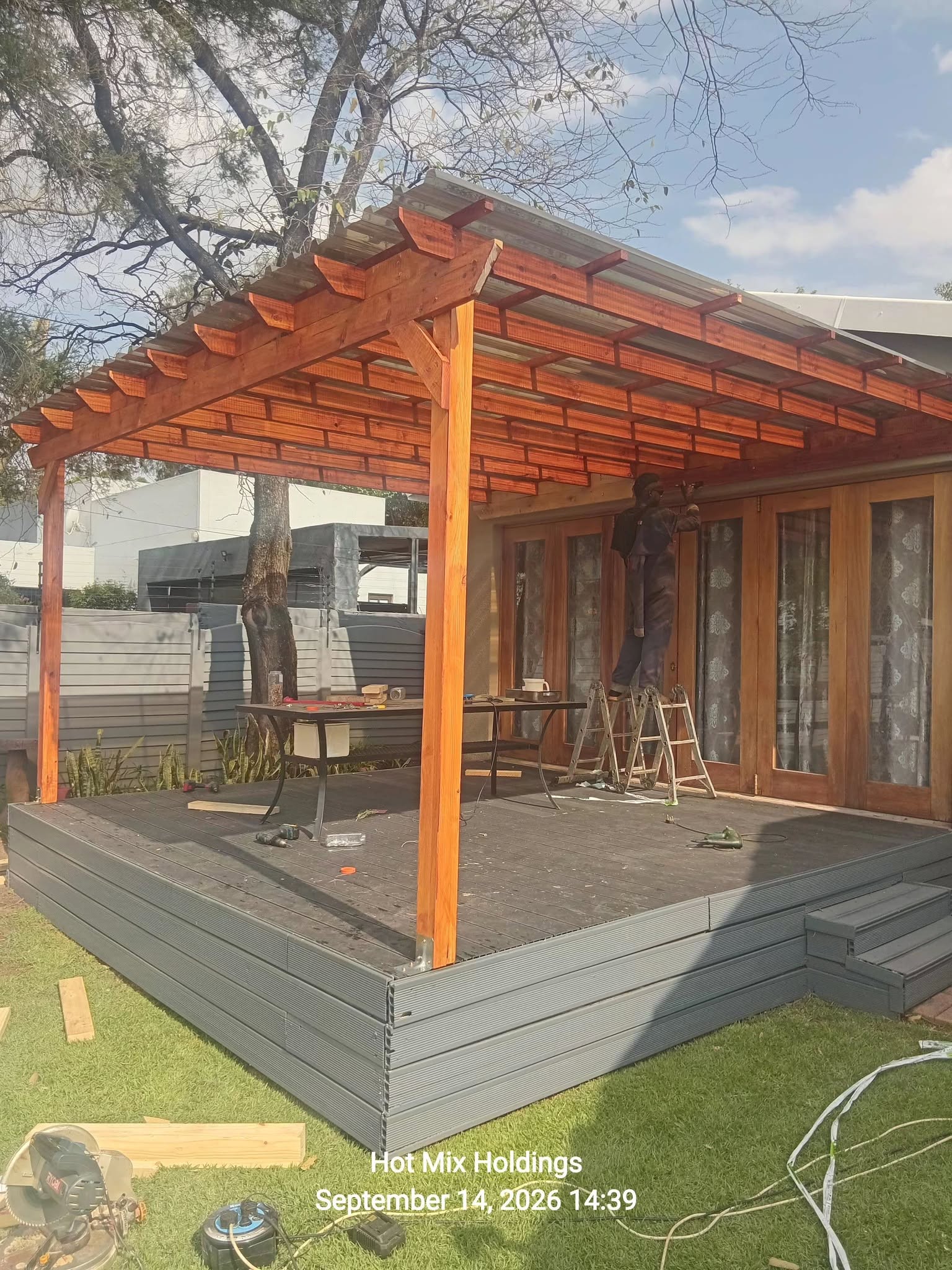 Pergola Shades project 18 by Hot Mix Holdings